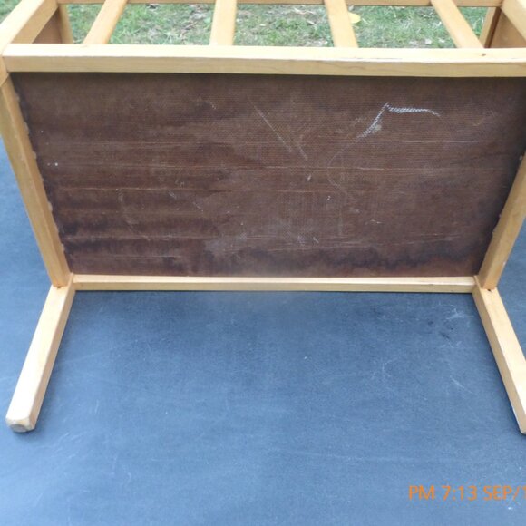 BS - Old DOLL CRIB Doll Display Vintage Doll Collection vintage Wood Toy Box - Picture 7 of 8